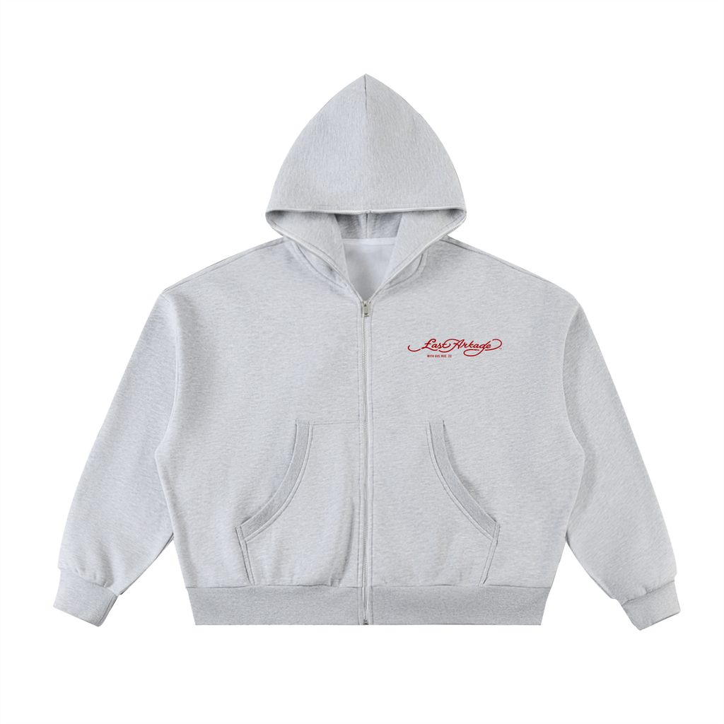 Full-Zip Logo Hoodie
