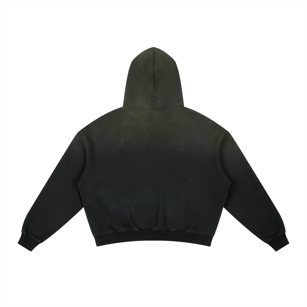 Sunfade Boxy logo Hoodie