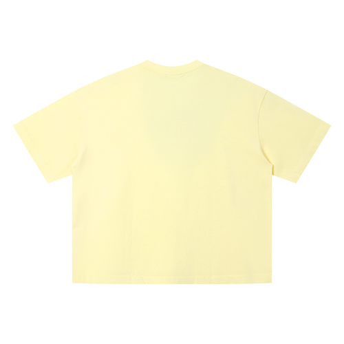 Beach White vintage washed logo tee